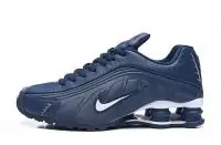 nike shox r4 hommes original rival blue blanc